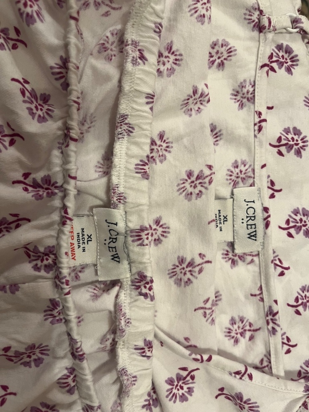 J. Crew Knit Ruffle Pajama Set - Picture 3 of 3